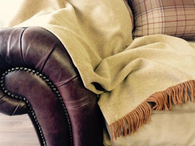 Luxurious wool fabrics and throws from the Isle of Mill available from Interior Mood, County Carlow, Ireland